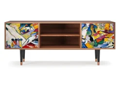 Hot Mueble de TV - 170х69х48 cm - T2 - Improvisation 26 , Nogueira Castanho