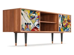 Hot Mueble de TV - 170х69х48 cm - T2 - Improvisation 26 , Nogueira Castanho