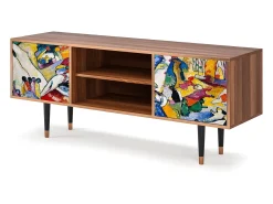 Hot Mueble de TV - 170х69х48 cm - T2 - Improvisation 26 , Nogueira Castanho