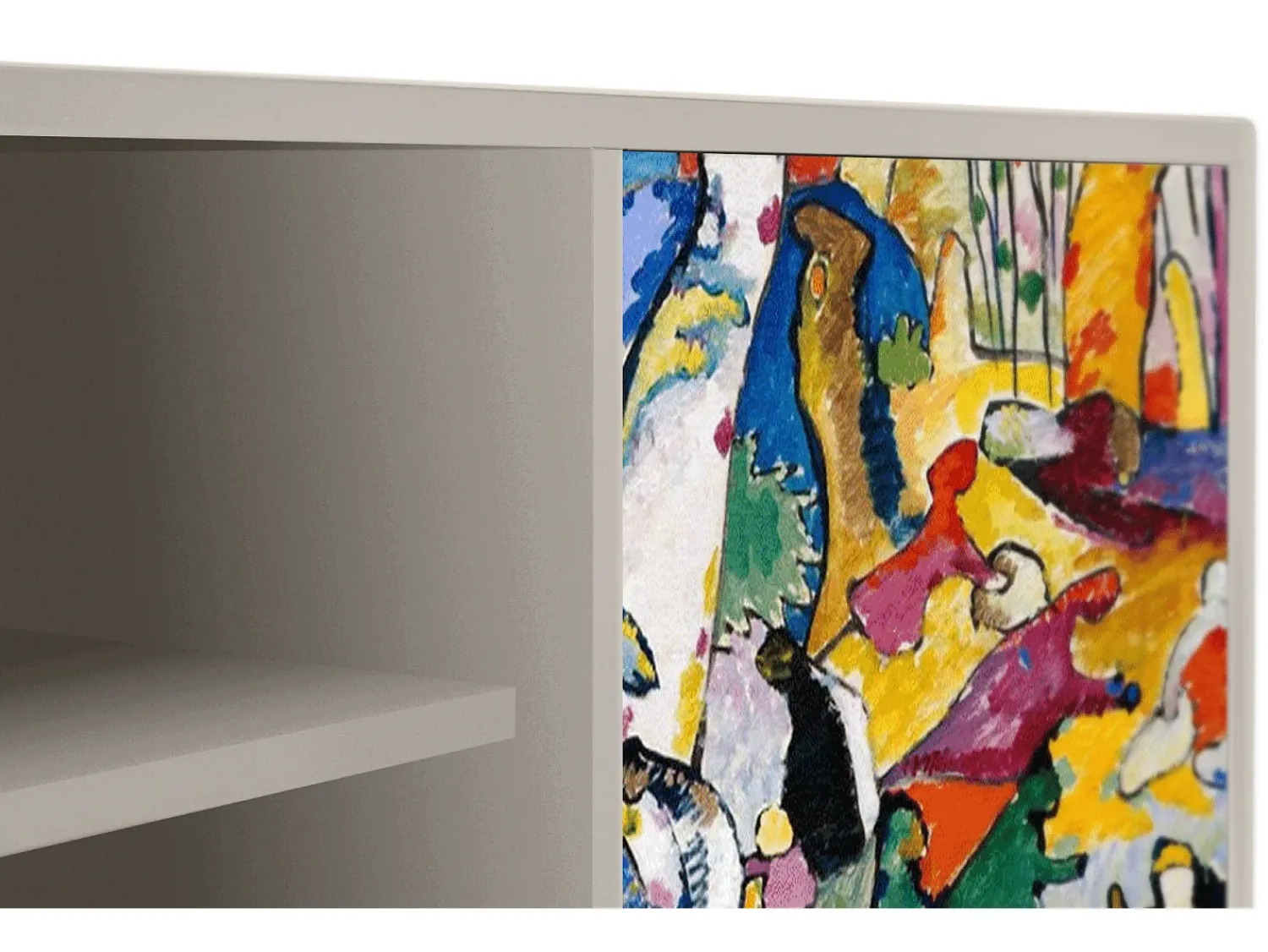 Móvel De Tv| Mueble de TV - 170х69х48 cm - T2 - Improvisation 26 , Areia Bege