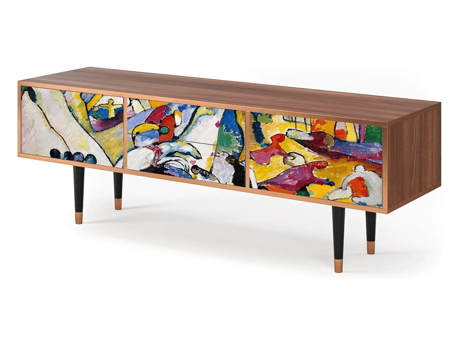 Mueble de TV - 170х59х48 cm - T4 - Improvisation 26 , Nogueira^ Móvel De Tv