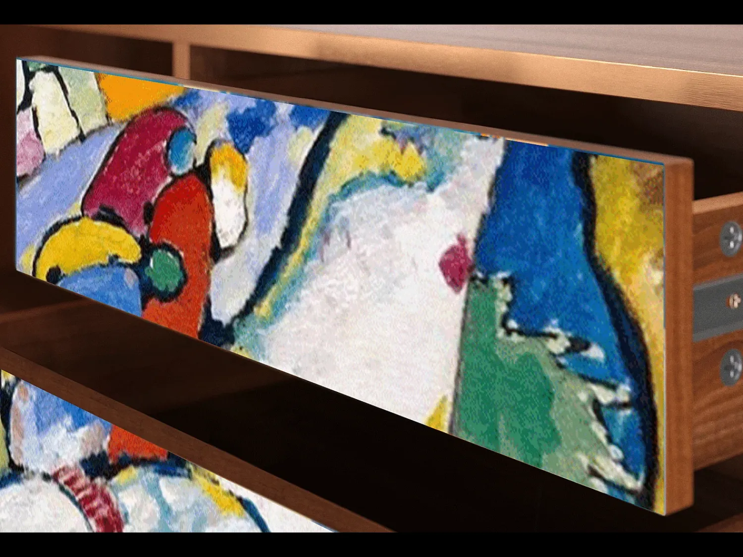 Mueble de TV - 170х59х48 cm - T4 - Improvisation 26 , Nogueira^ Móvel De Tv