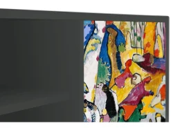 Móvel De Tv* Mueble de TV - 170х69х48 cm - T2 - Improvisation 26 , Antracite Cinza antracite