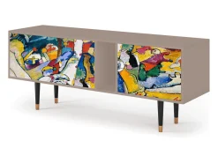 Mueble de TV - 170х69х48 cm - T1 - Improvisation 26 , Latte^ Móvel De Tv
