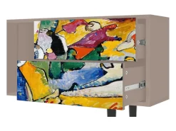 Mueble de TV - 170х69х48 cm - T1 - Improvisation 26 , Latte^ Móvel De Tv