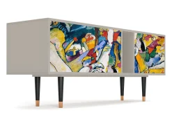 Móvel De Tv| Mueble de TV - 170х69х48 cm - T1 - Improvisation 26 , Areia Bege