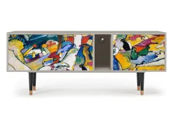 Móvel De Tv| Mueble de TV - 170х69х48 cm - T1 - Improvisation 26 , Areia Bege