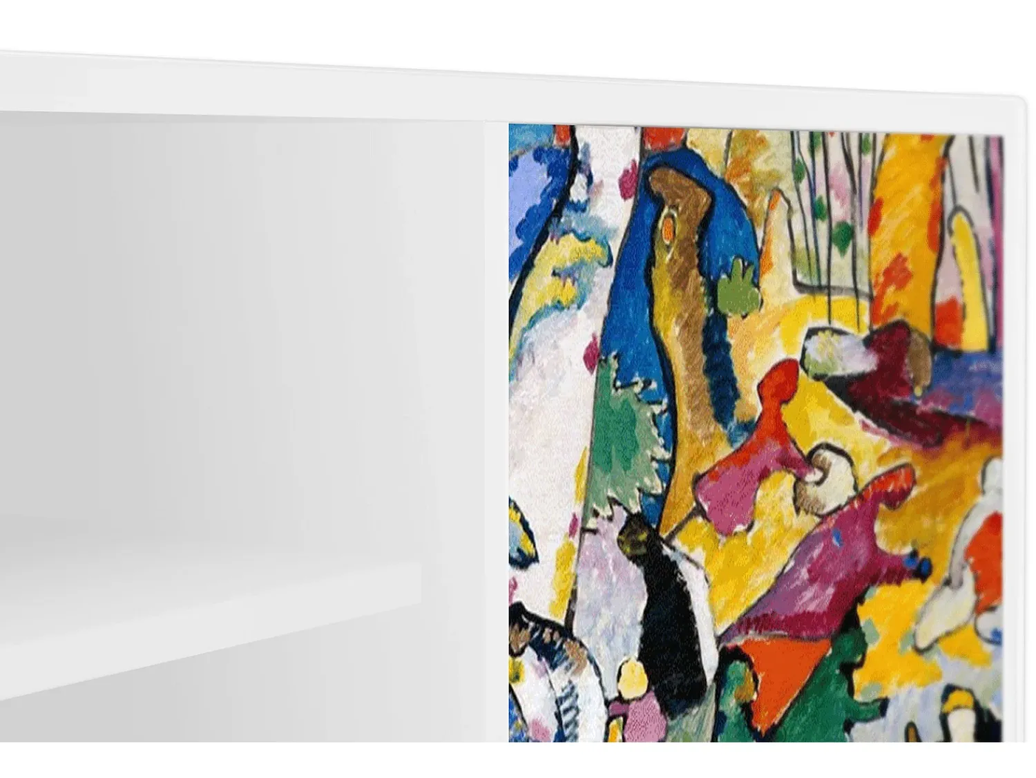 Móvel De Tv| Mueble de TV - 170х69х48 cm - T2 - Improvisation 26 , Branco Bege