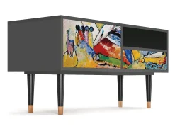 Sale Mueble de TV - 115х59х48 cm - T3 - Improvisation 26 , Antracite Cinza antracite