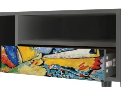 Sale Mueble de TV - 115х59х48 cm - T3 - Improvisation 26 , Antracite Cinza antracite