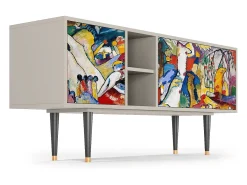 Móvel De Tv* Mueble de TV - 150х69х41 cm - T5 - Improvisation 26 , Areia Bege