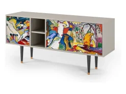 Móvel De Tv* Mueble de TV - 150х69х41 cm - T5 - Improvisation 26 , Areia Bege