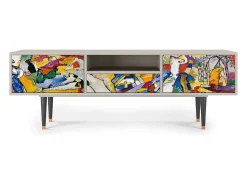 Móvel De Tv* Mueble de TV - 170х59х41 cm - T6 - Improvisation 26 , Areia Bege