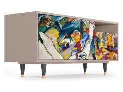 Mueble de TV - 125х56х41 cm - T7 - Improvisation 26 , Latte Bege