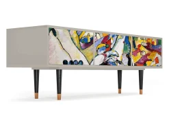 Móvel De Tv| Mueble de TV - 170х59х48 cm - T4 - Improvisation 26 , Areia Bege
