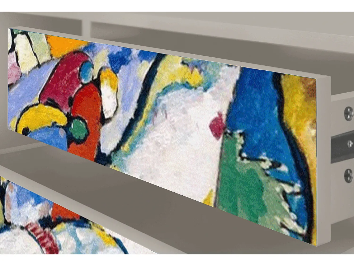 Móvel De Tv| Mueble de TV - 170х59х48 cm - T4 - Improvisation 26 , Areia Bege