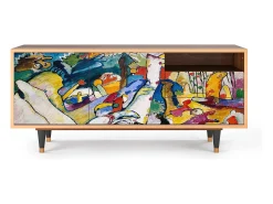 Mueble de TV - 125х56х41 cm - T7 - Improvisation 26 , Nogueira^ Móvel De Tv