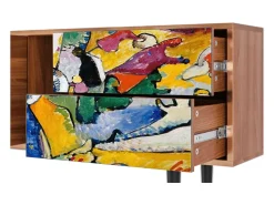 Móvel De Tv| Mueble de TV - 170х69х48 cm - T1 - Improvisation 26 , Nogueira Castanho