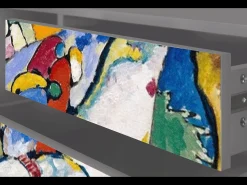 Móvel De Tv| Mueble de TV - 170х59х48 cm - T4 - Improvisation 26 , Cinza Cinzento