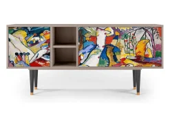 Móvel De Tv* Mueble de TV - 150х69х41 cm - T5 - Improvisation 26 , Latte Bege