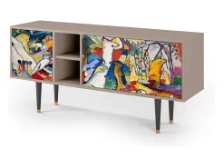 Móvel De Tv* Mueble de TV - 150х69х41 cm - T5 - Improvisation 26 , Latte Bege
