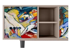 Móvel De Tv* Mueble de TV - 150х69х41 cm - T5 - Improvisation 26 , Latte Bege