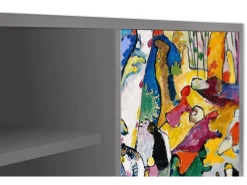 Online Mueble de TV - 170х69х48 cm - T2 - Improvisation 26 , Cinza Cinzento