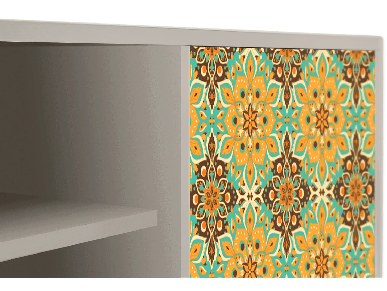 Móvel De Tv| Mueble de TV - 170х69х48 cm - T2 - Indian Spices, Areia Bege