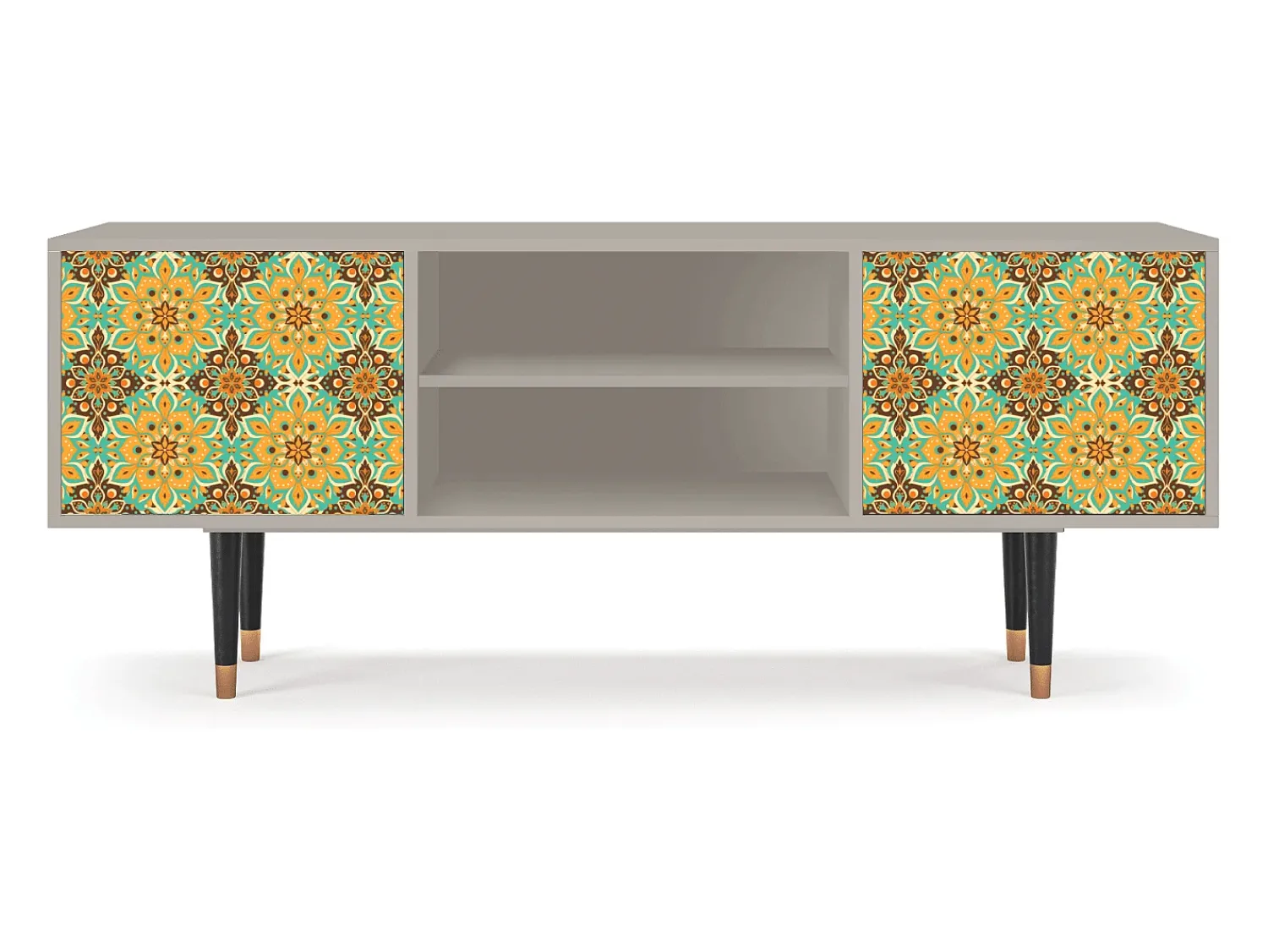 Móvel De Tv| Mueble de TV - 170х69х48 cm - T2 - Indian Spices, Areia Bege