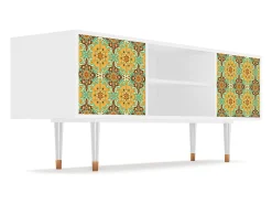 Mueble de TV - 170х69х48 cm - T2 - Indian Spices, Branco^ Móvel De Tv