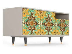 Sale Mueble de TV - 125х56х41 cm - T7 - Indian Spices, Areia Bege