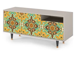 Sale Mueble de TV - 125х56х41 cm - T7 - Indian Spices, Areia Bege