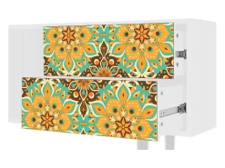 Móvel De Tv* Mueble de TV - 170х69х48 cm - T1 - Indian Spices, Branco Bege