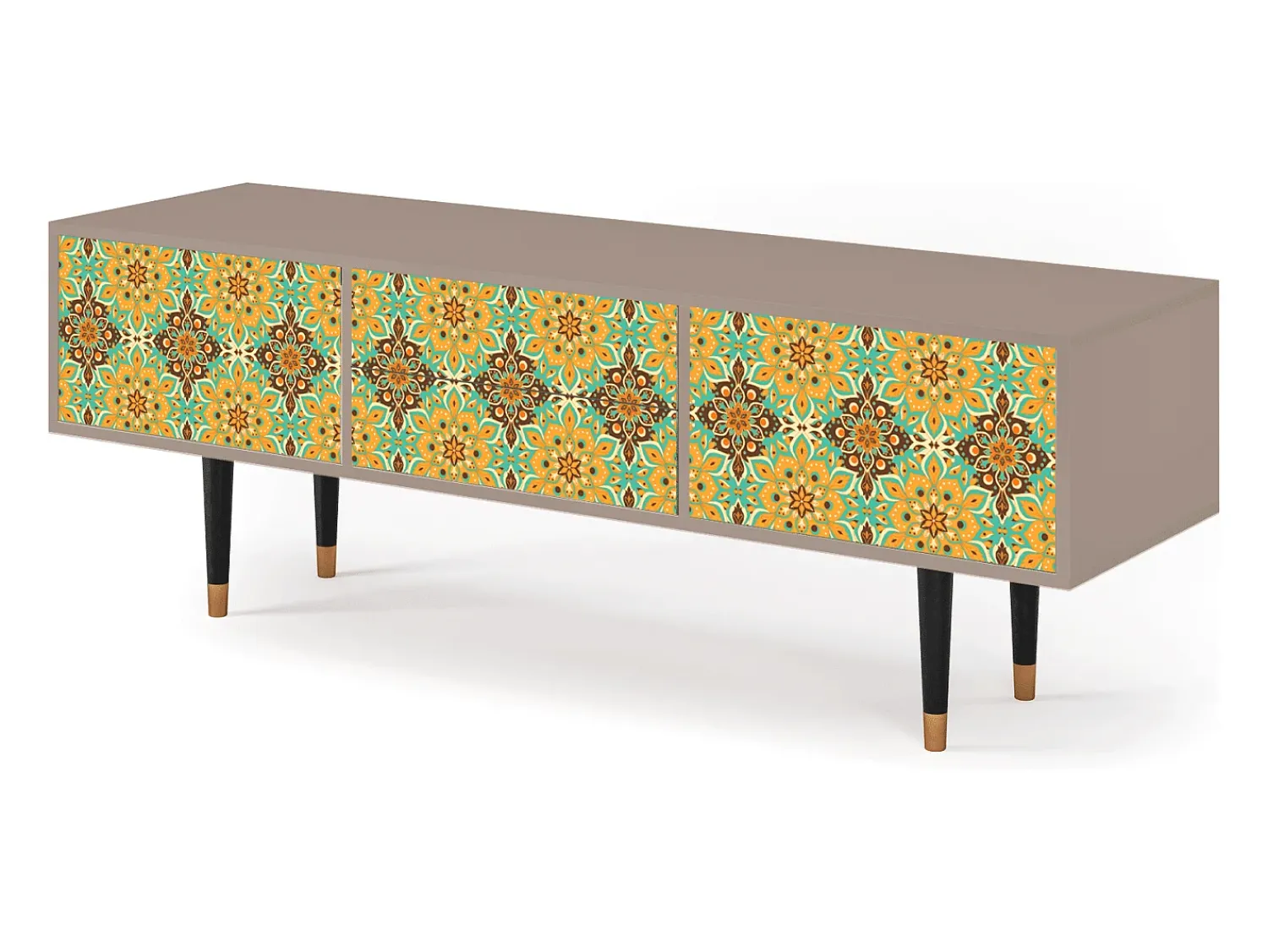 Hot Mueble de TV - 170х59х48 cm - T4 - Indian Spices, Latte Bege
