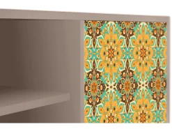 Móvel De Tv* Mueble de TV - 170х69х48 cm - T2 - Indian Spices, Latte Bege