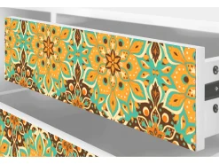 Móvel De Tv| Mueble de TV - 170х59х48 cm - T4 - Indian Spices, Branco Bege
