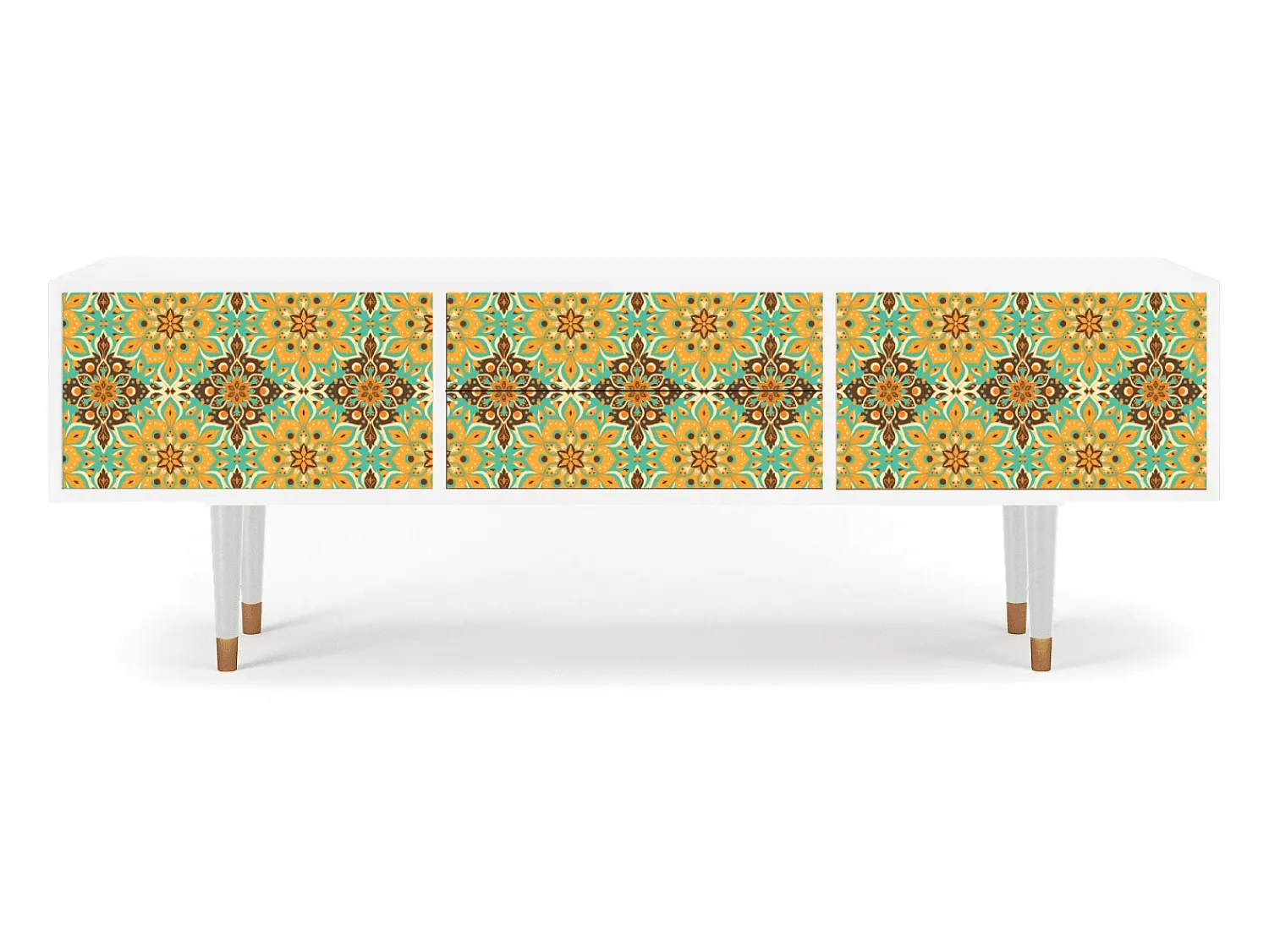 Móvel De Tv| Mueble de TV - 170х59х48 cm - T4 - Indian Spices, Branco Bege