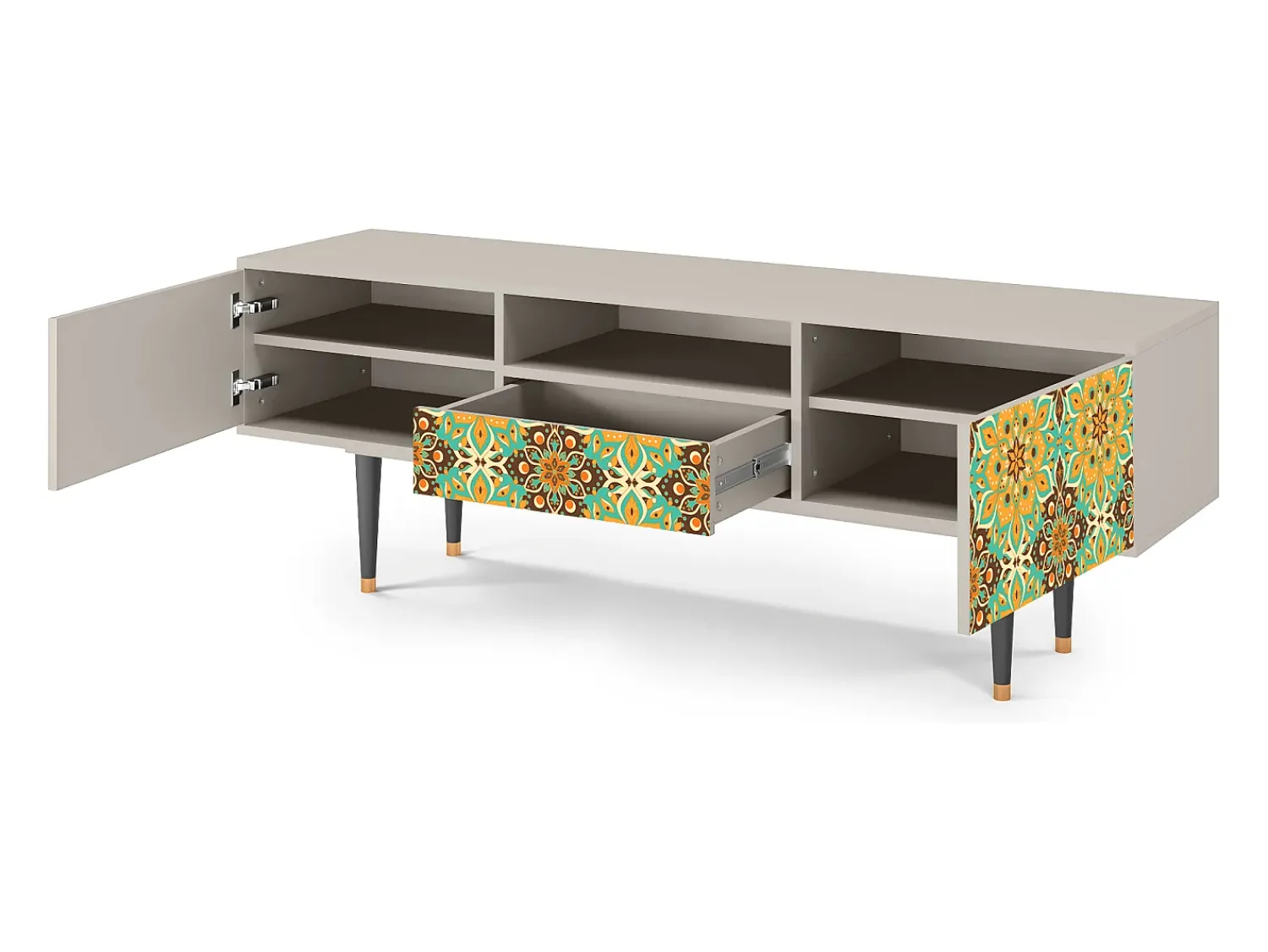 Mueble de TV - 170х59х41 cm - T6 - Indian Spices, Areia^ Móvel De Tv