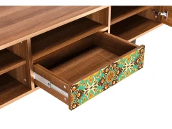Mueble de TV - 170х59х41 cm - T6 - Indian Spices, Nogueira^ Móvel De Tv