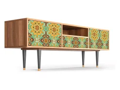 Mueble de TV - 170х59х41 cm - T6 - Indian Spices, Nogueira^ Móvel De Tv