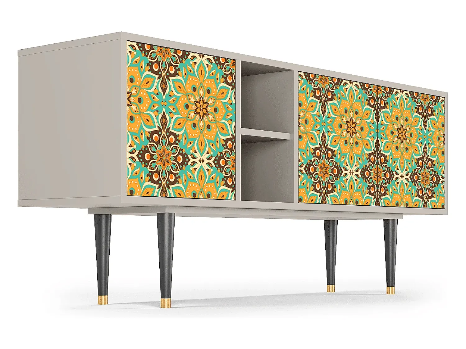 Discount Mueble de TV - 150х69х41 cm - T5 - Indian Spices, Areia Bege