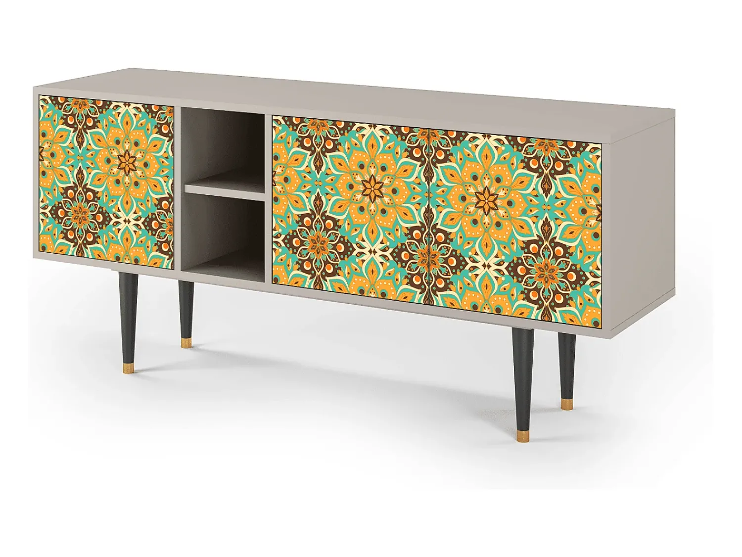 Discount Mueble de TV - 150х69х41 cm - T5 - Indian Spices, Areia Bege