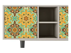 Discount Mueble de TV - 150х69х41 cm - T5 - Indian Spices, Areia Bege
