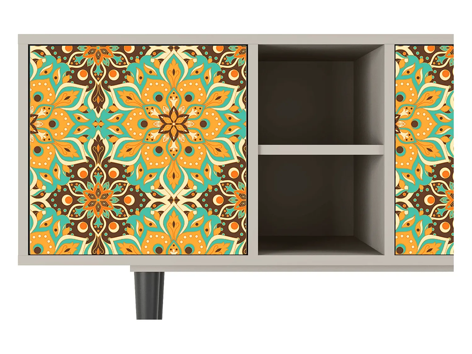 Discount Mueble de TV - 150х69х41 cm - T5 - Indian Spices, Areia Bege