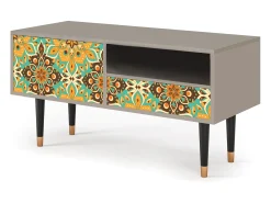 Best Mueble de TV - 115х59х48 cm - T3 - Indian Spices, Areia Bege