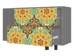 Mueble de TV - 170х69х48 cm - T1 - Indian Spices, Cinza^ Móvel De Tv
