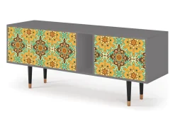 Mueble de TV - 170х69х48 cm - T1 - Indian Spices, Cinza^ Móvel De Tv