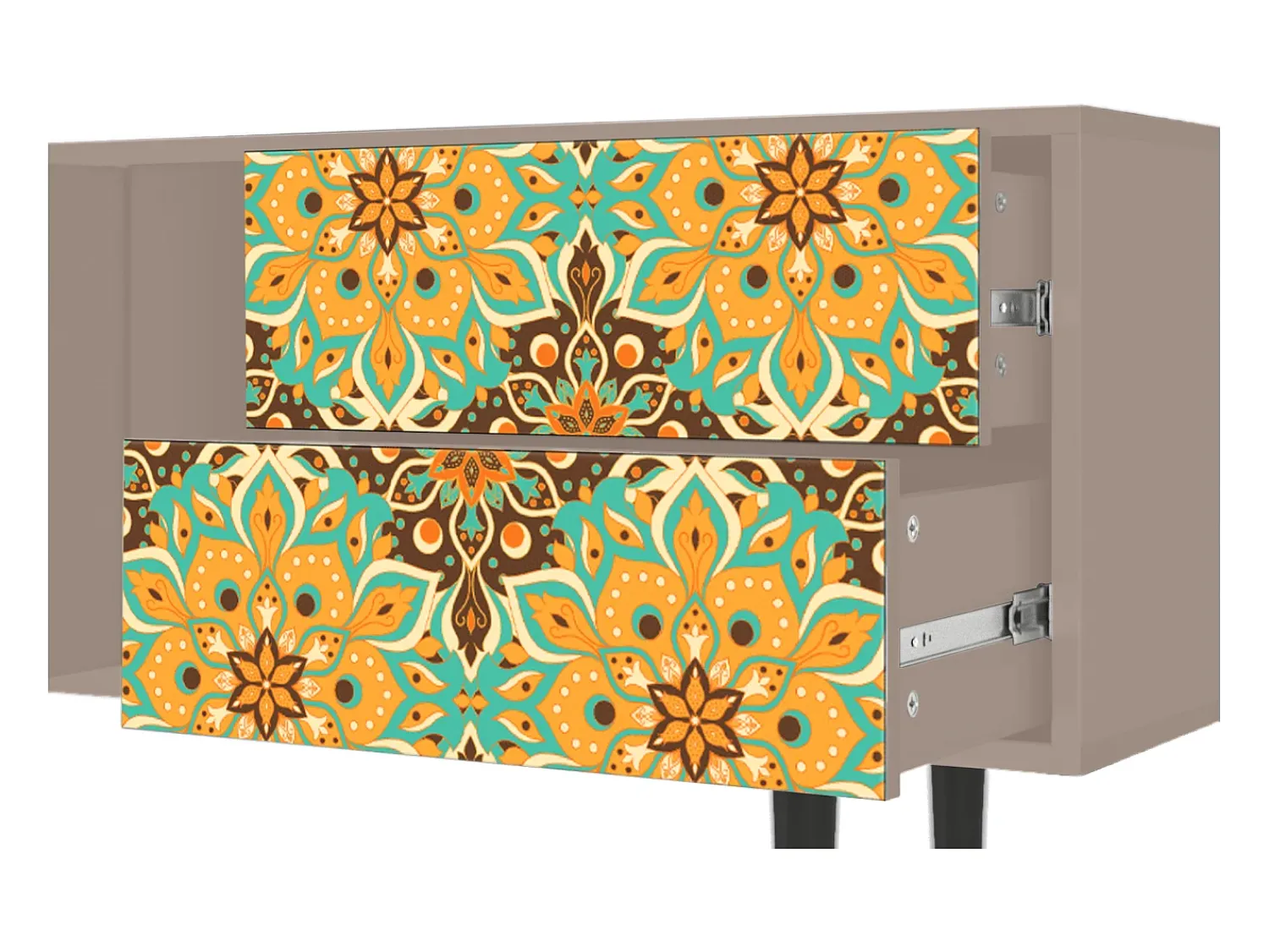 Móvel De Tv* Mueble de TV - 170х69х48 cm - T1 - Indian Spices, Latte Bege