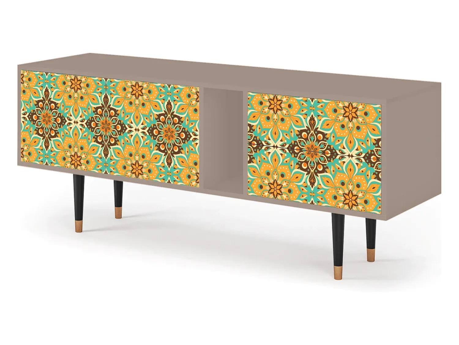 Móvel De Tv* Mueble de TV - 170х69х48 cm - T1 - Indian Spices, Latte Bege