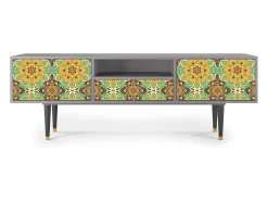 Mueble de TV - 170х59х41 cm - T6 - Indian Spices, Cinza^ Móvel De Tv